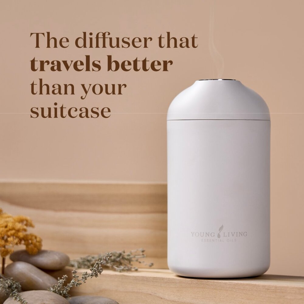 New Young Living Wanderful™ Atomizing Waterless Diffuser- White